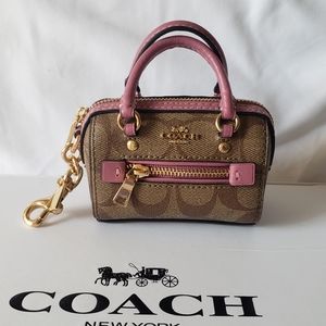 Coach mini Rowan Keychain/Bagcharm